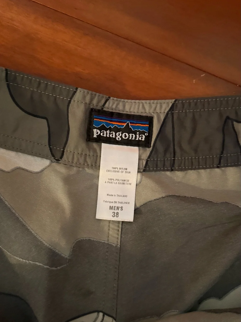 Patagonia Men's Camouflage Board Shorts - Olive Green, Gray